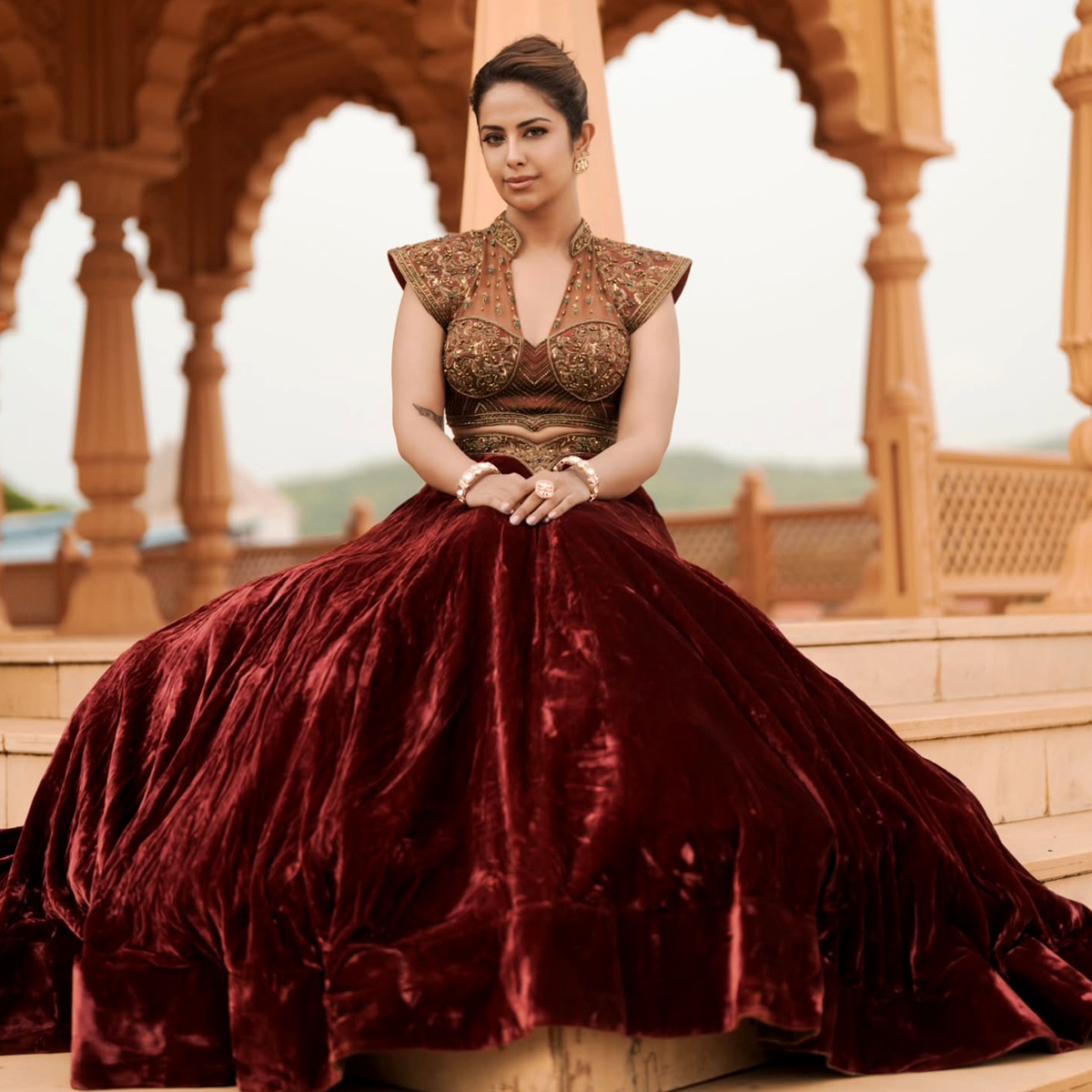 Avika Gor stuns in Sonali Jain's Embellished Lehenga