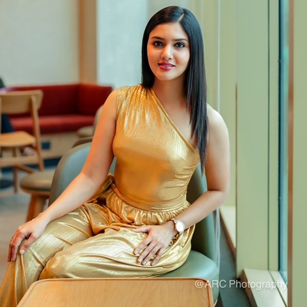 Gayathri Suresh Shines Bright in Gold