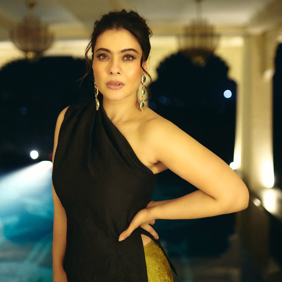 Kajol's Black Top has a Slit Most People Miss Kajol's Black Top has a Slit Most People Miss