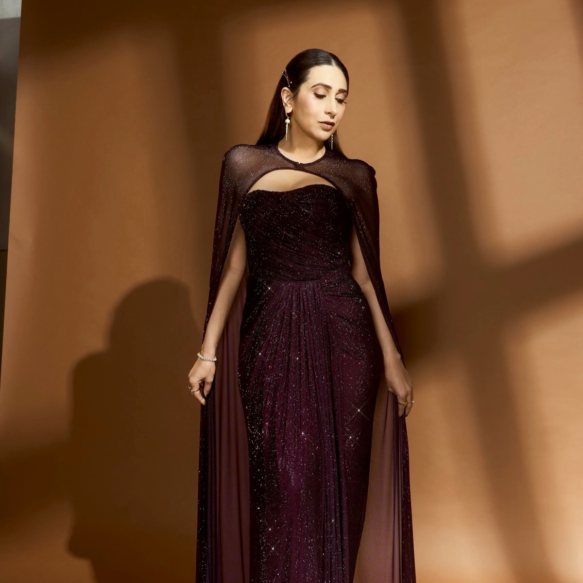 Karisma Kapoor's Plum Cut-Out Moment