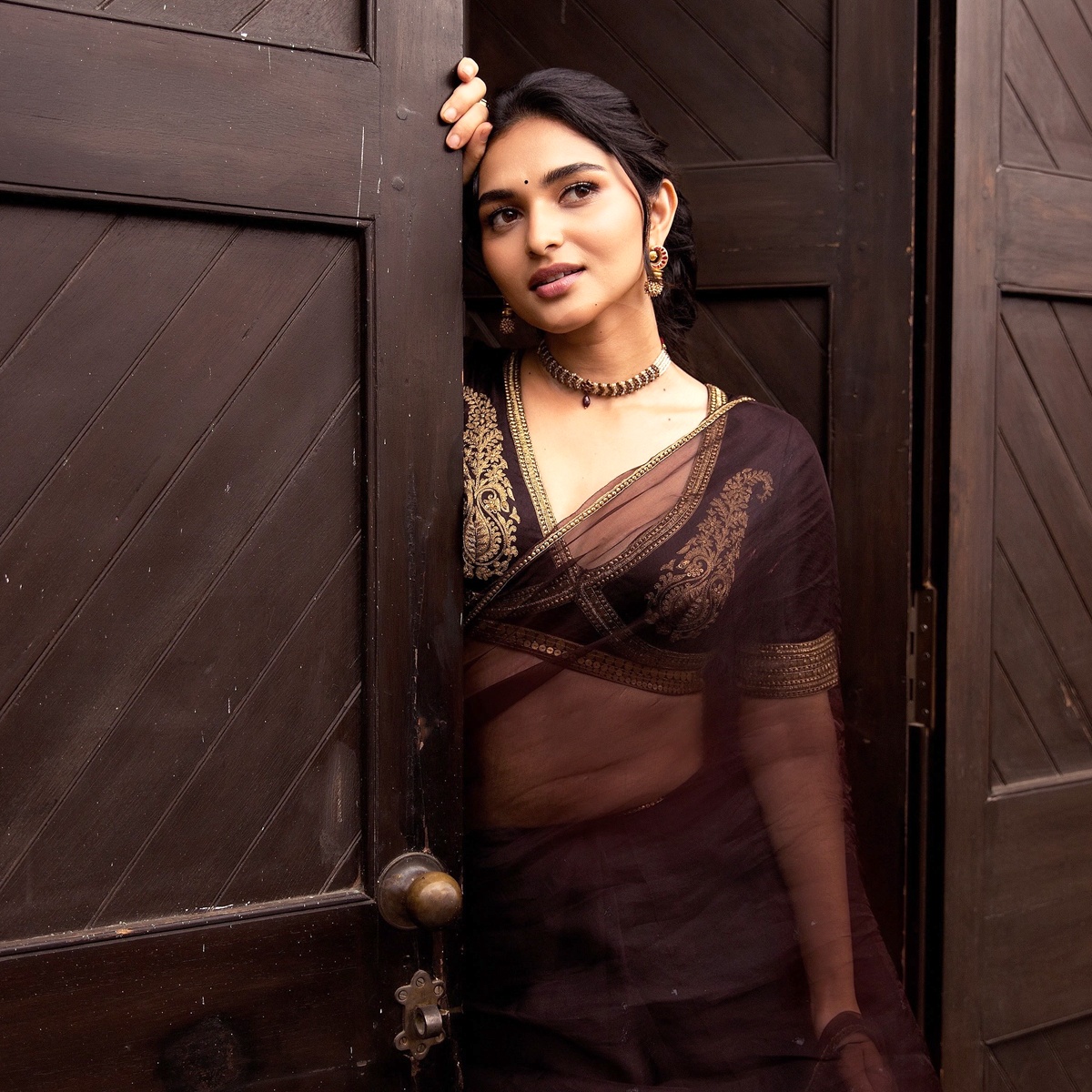 Kayadu Lohar makes Brown Look Regal