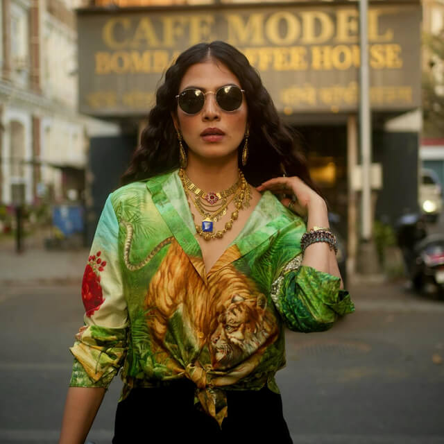 Malavika stuns in Sabyasachi's Wild Wonder