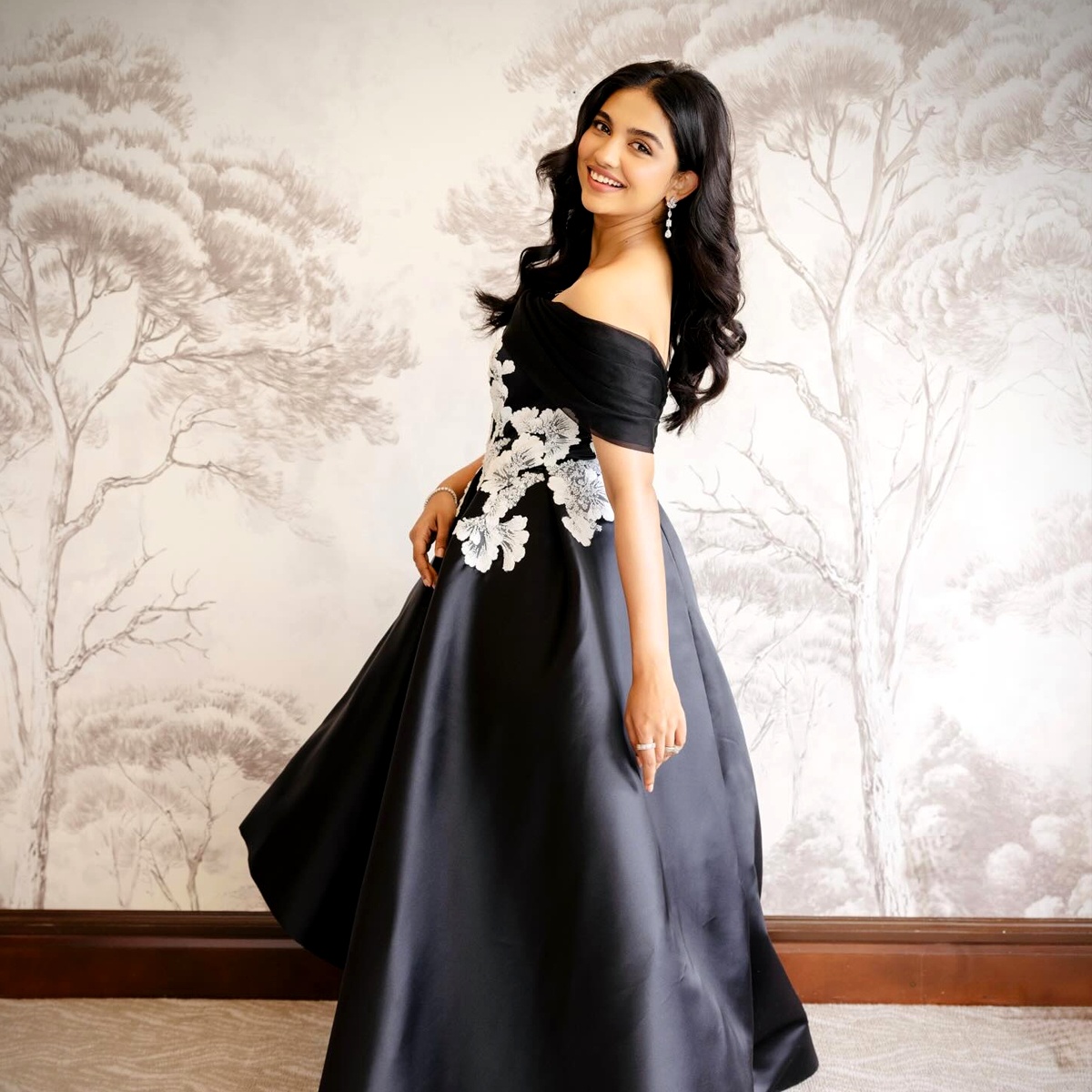 Mamitha Baiju's Asymmetrical Gown is a Masterclass in Style