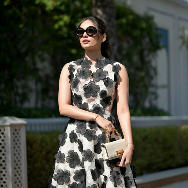 Manushi Chhillar's stunning Floral Dress at Weekend Polo Match