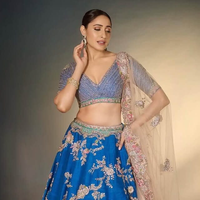 Pragya Jaiswal brings fairy tales to Life in this Blue Lehenga