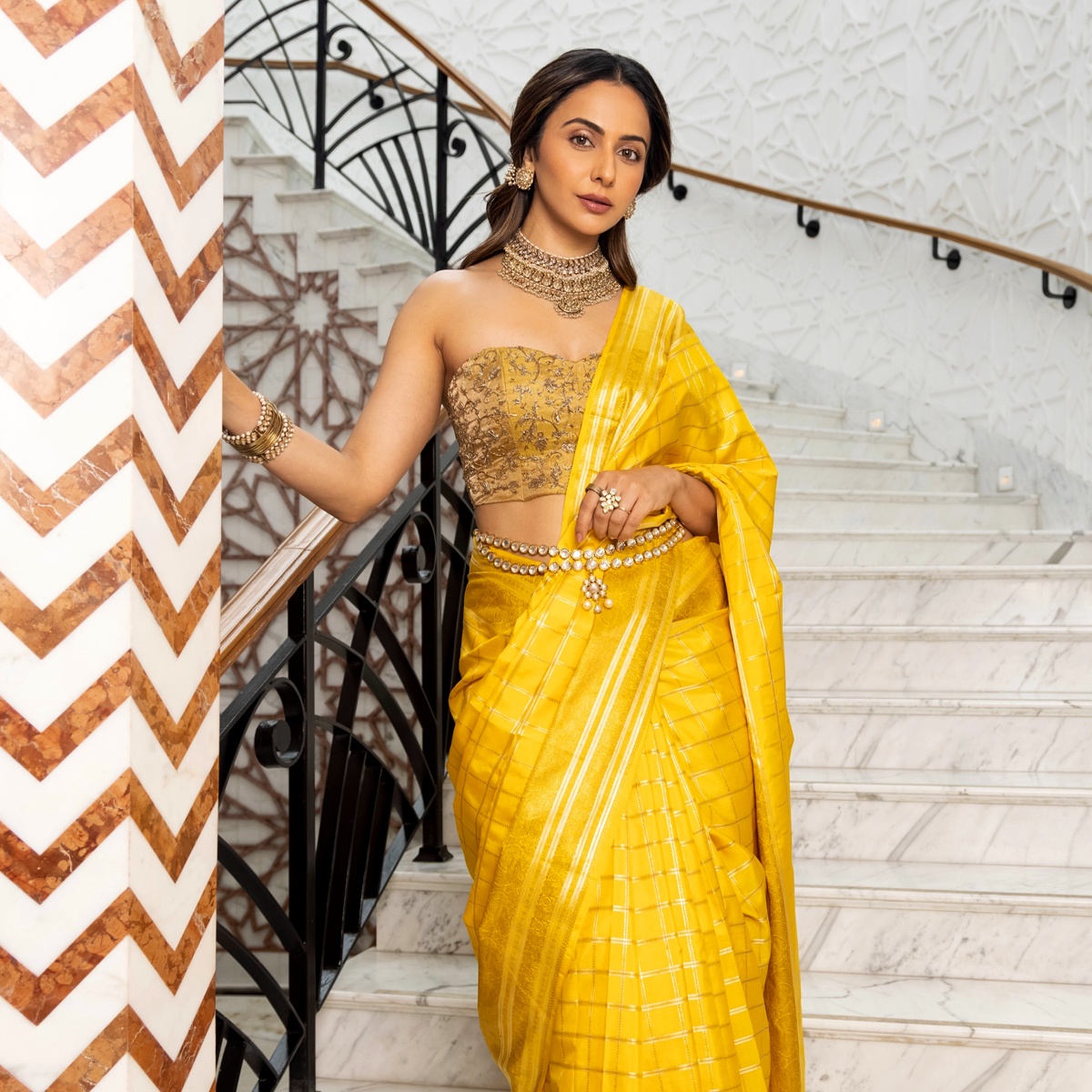 Rakul Preet Singh's Radiant Saree Look Rakul Preet Singh's Radiant Saree Look