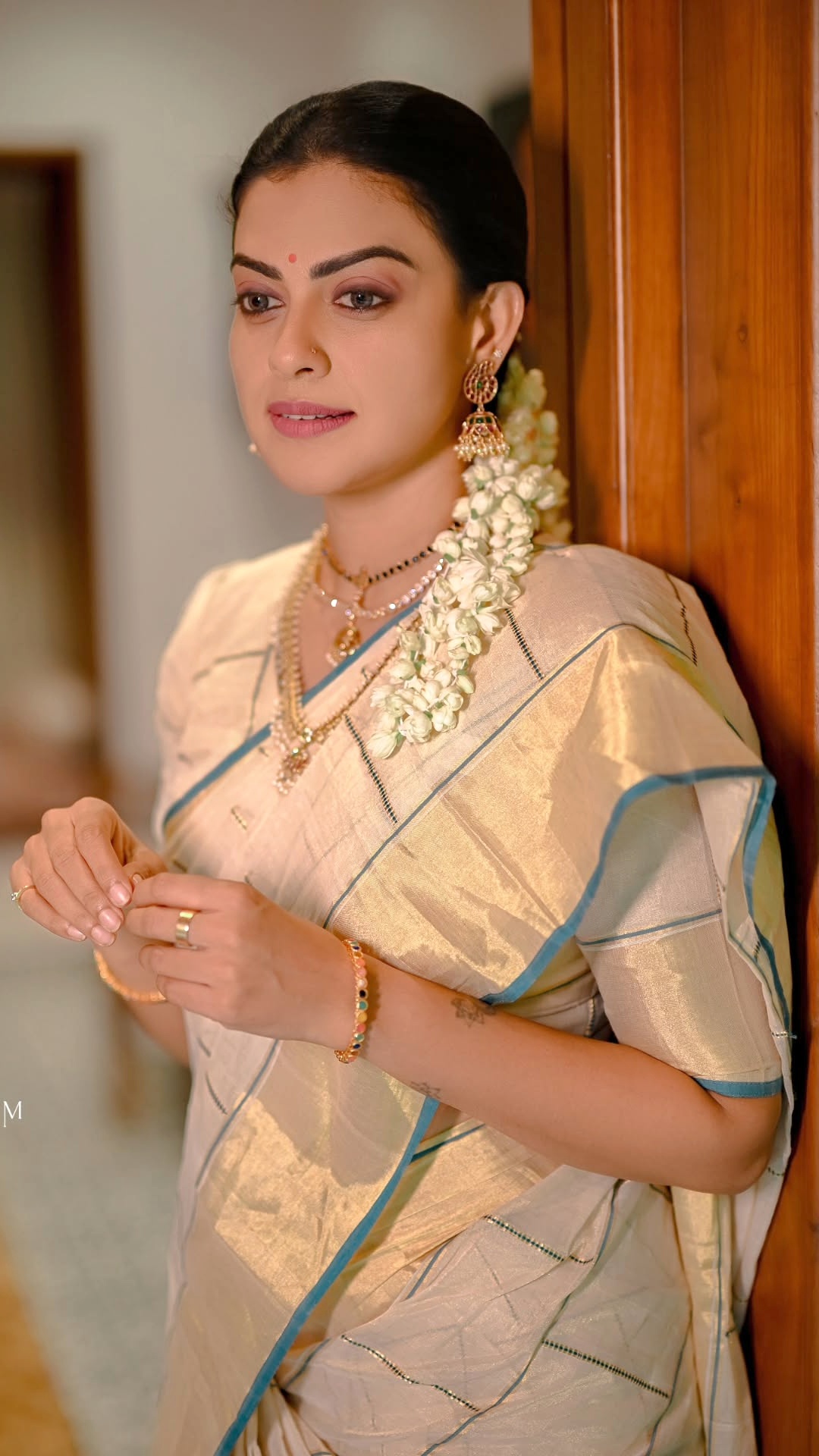 Anusree Nair's Recent Photoshoot - Makeup by Pinky Visal keeps the complexion fresh, with softly defined eyes and a muted lip colour that complements rather than dominates the styling.