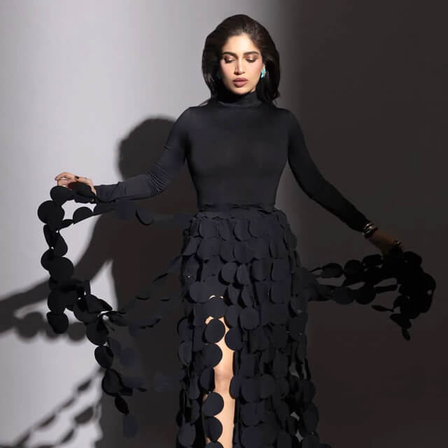 Bhumi Pednekar's 1 Lakh Laser-Cut Black Skirt takes Fashion Forward Bhumi Pednekar's 1 Lakh Laser-Cut Black Skirt takes Fashion Forward