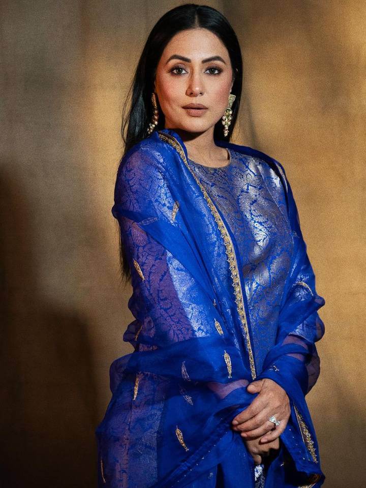 hina khan dress design Hina Khan's Stylish Footwear Choice