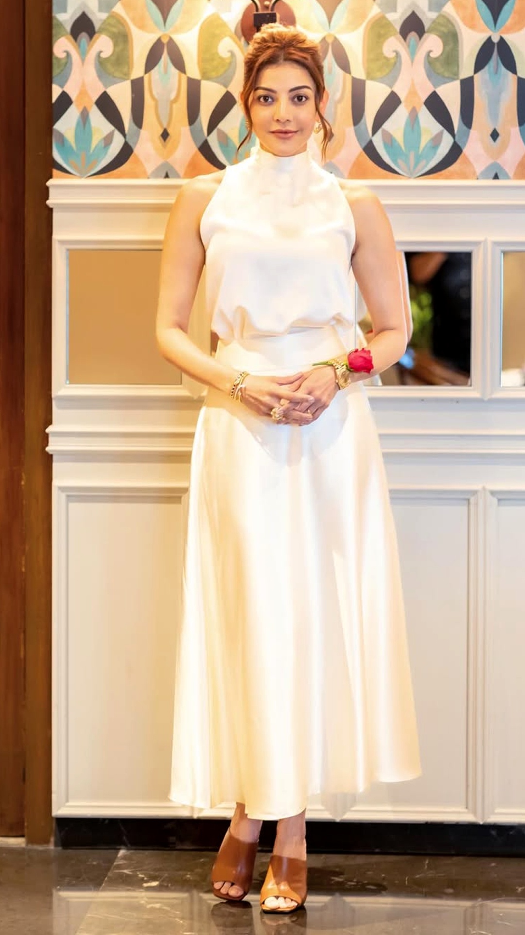 Kajal Aggarwal's Recent Photoshoot - The entire look is curated by stylist Sayali Babar. Her eye for minimalist elegance brings Kajal's ensemble together flawlessly.