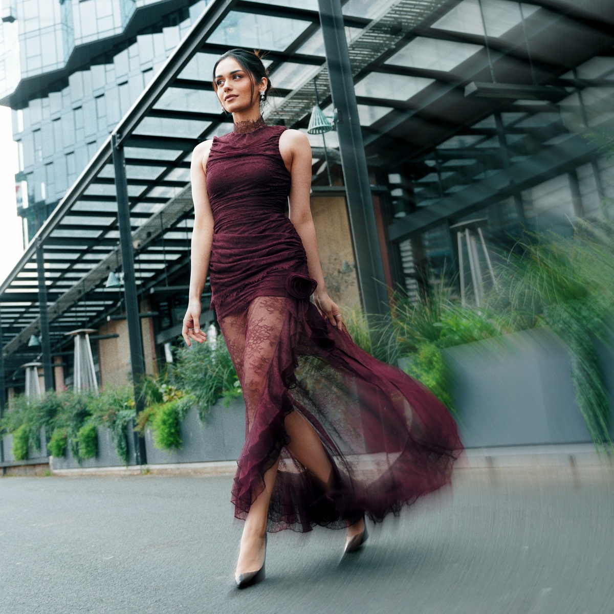Manushi Chhillar goes Bold in Chocolate Brown