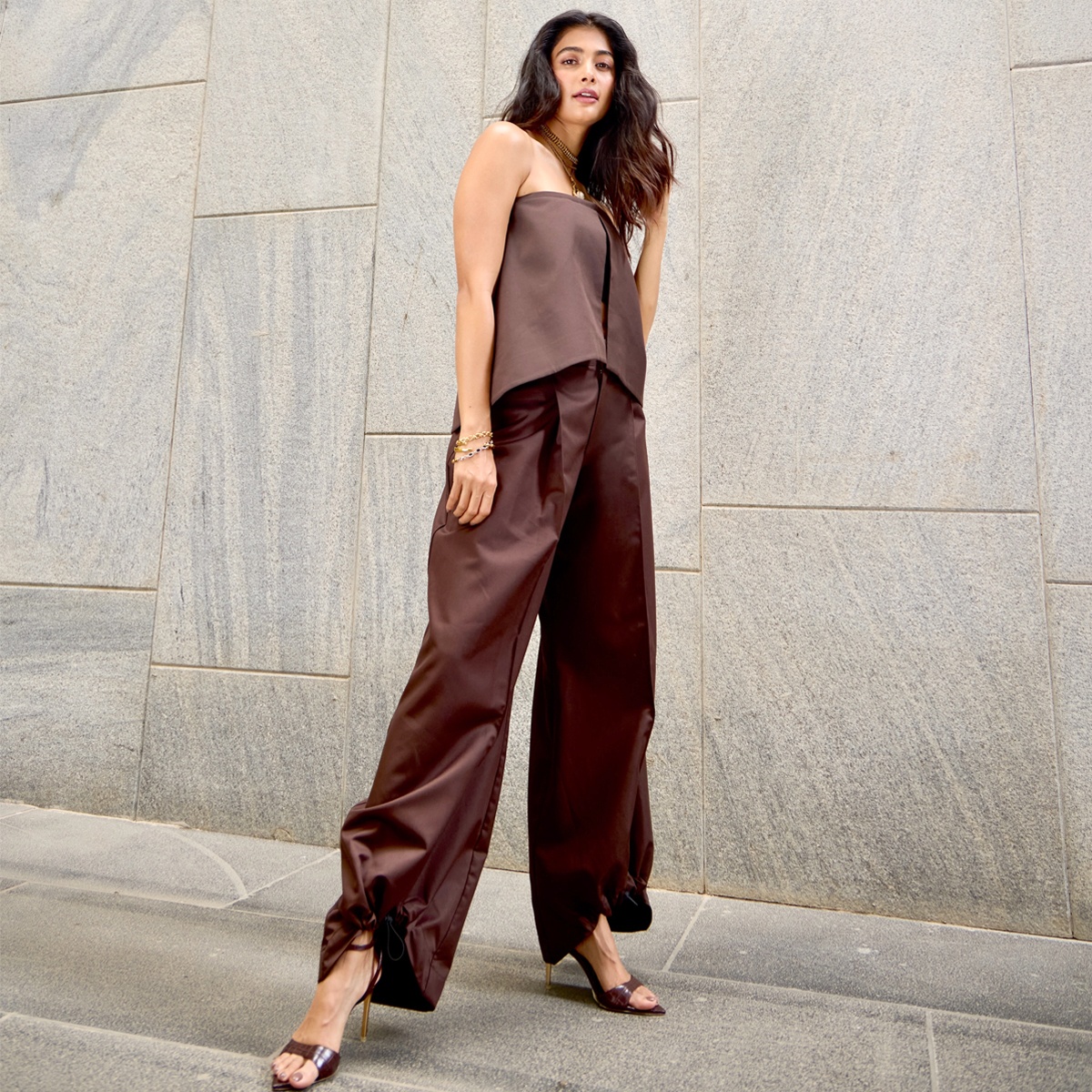 Pooja Hegde's Brown Look Has Bite