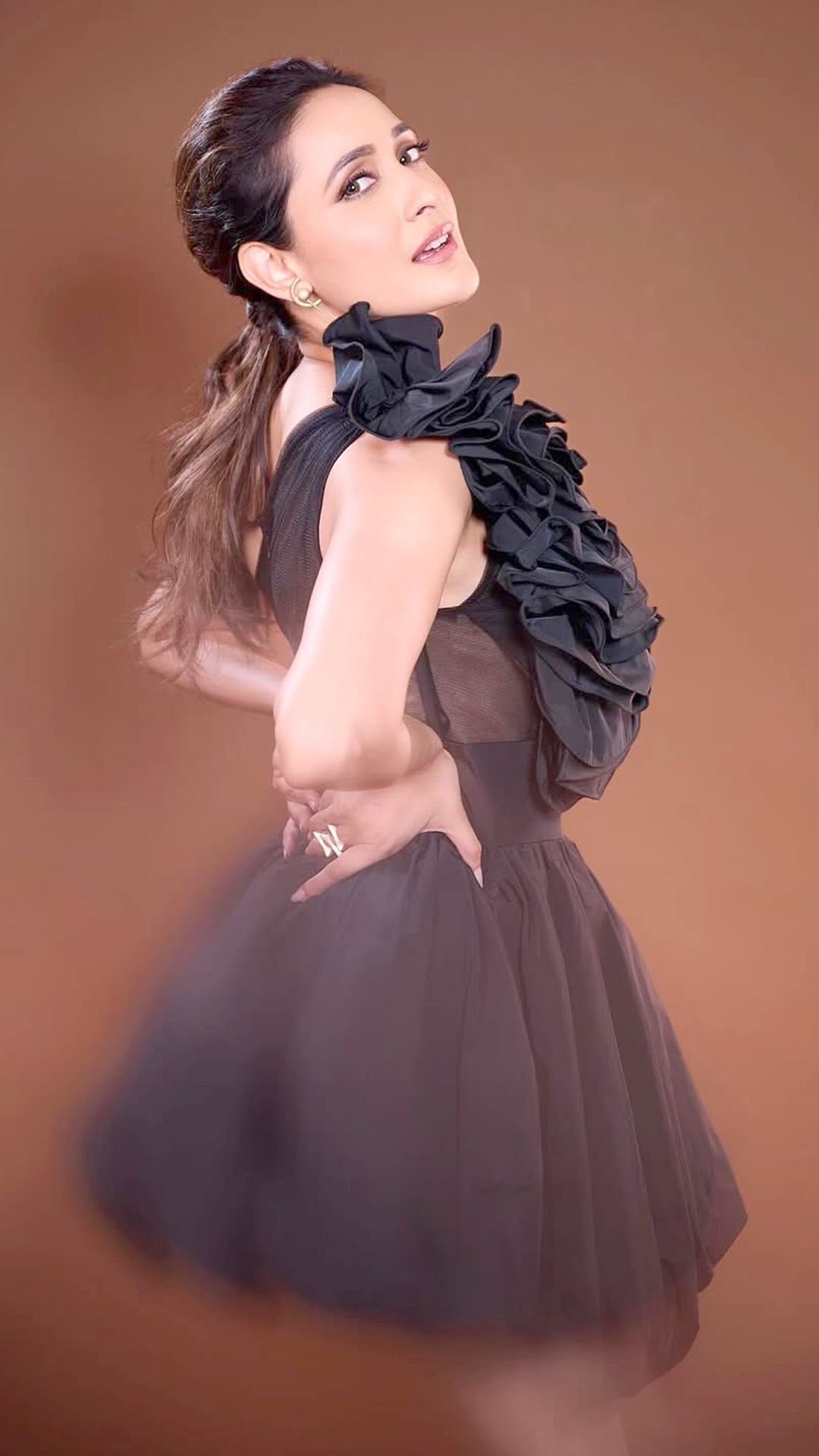 Pragya Jaiswal's Recent Photoshoot - The magic was captured by Kakali Das in a studio shoot that uses warm lighting to perfection.