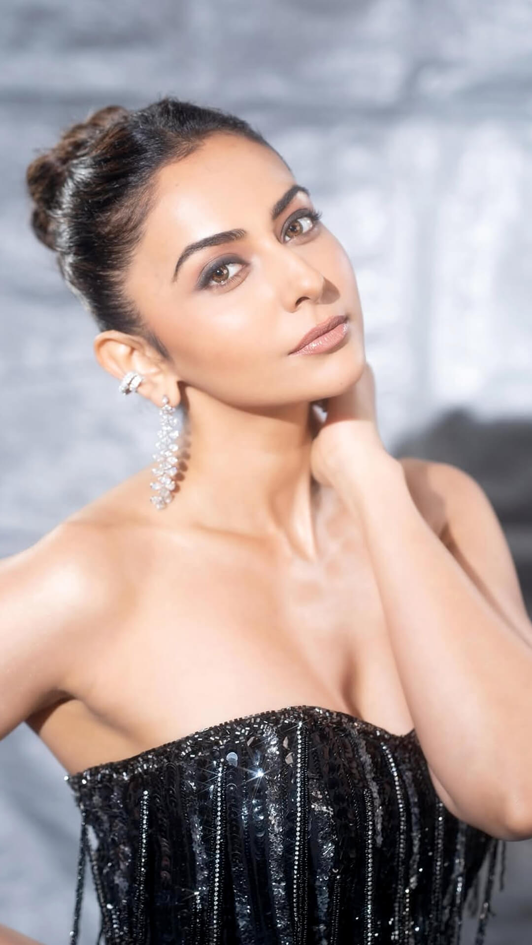 Rakul Preet Singh's Recent Photoshoot - From smokey eyes to dewy skin and matte nude lips, her glam was all about soft drama and sculpted elegance.
